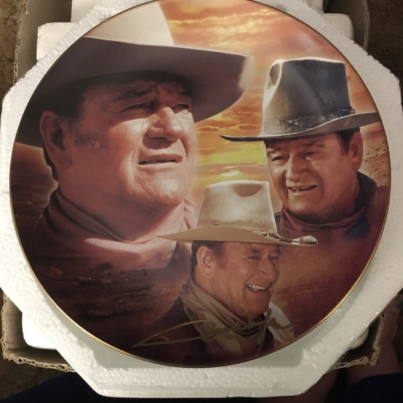 John Wayne collectors plate